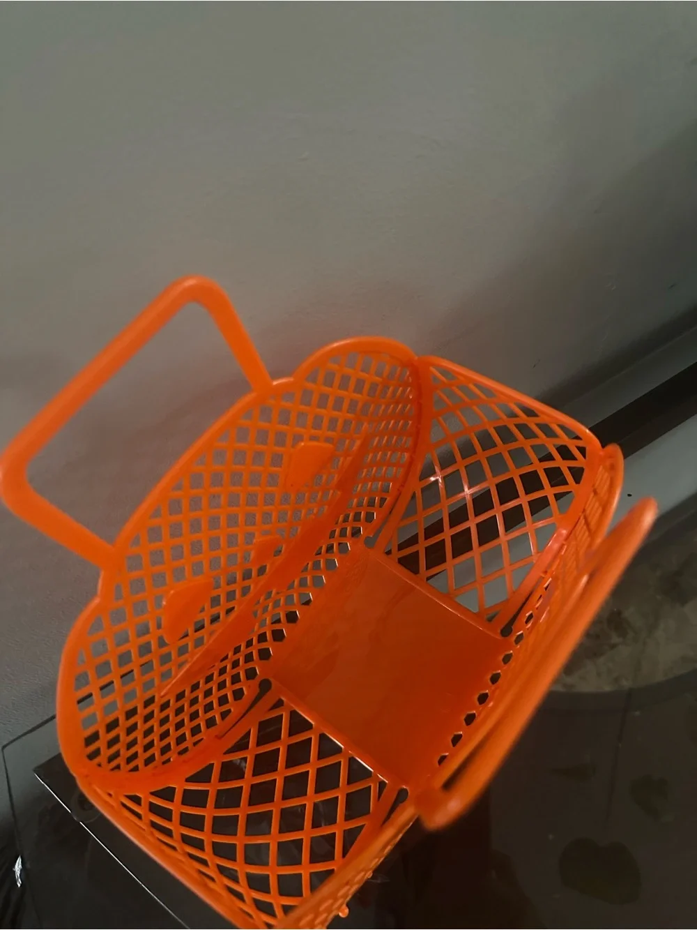 Orange Pumpkin Shaped Jelly Tote Unbranded Halloween Trick-or-Treat Tote